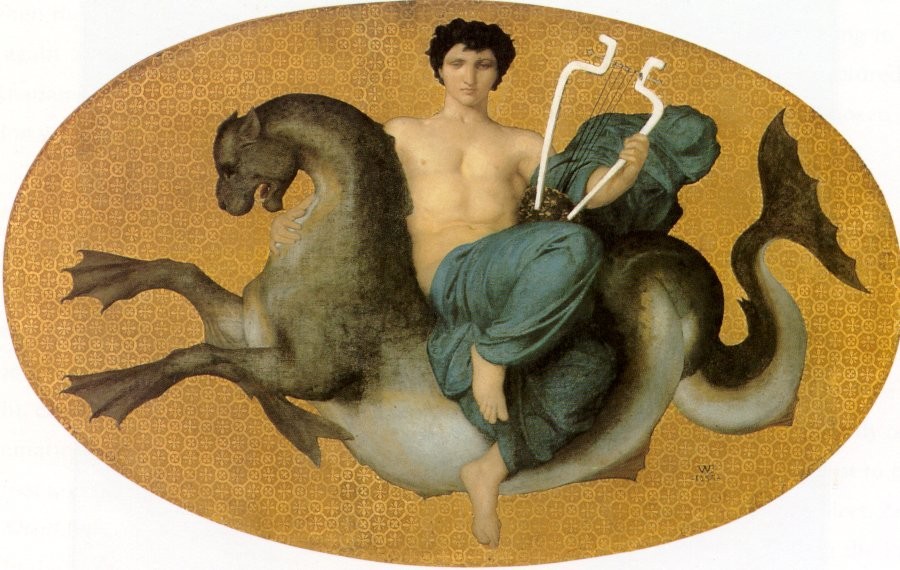 Arion on a Sea Horse - William-Adolphe Bouguereau.